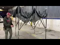 Setting up an EZ-Up Tent