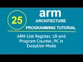 ARM Programming Tutorial 25 - ARM Link Register LR and Program Counter PC in Exception Mode