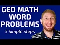 Beat GED Math Word Problems in 5 Simple Steps