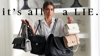 getting rid of my entire luxury handbag collection (Chanel, Hermes, Dior...it's just baggage)