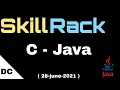 C - Java skillrack daily challenge