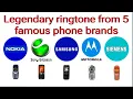 Download Lagu Legendary Ringtone From 5 Famous Phone Brands