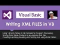 How use Data Tables with XML Files in Visual Basic VB Net