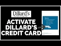 Dillard s Credit Card Activation How to Activate Dillard s Credit Card Online