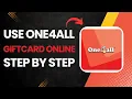 How to Use one4all Gift Card Online
