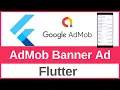 How to Implement Banner Ad in Flutter AdMob Integration Tutorial for Beginners