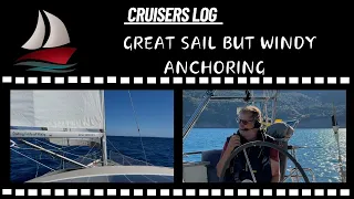 Ep 110 Lightning protection, cosy town, great sail and windy anchoring    4K