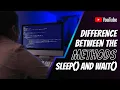 What is the difference between wait and sleep methods in Java