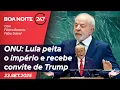 Download Lagu Boa Noite 247 - ONU: Lula peita o império e recebe convite de Trump (23.09.25)