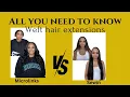 Hair extensions comparison microlinks installation vs traditional sew-in Ft Giiftihair