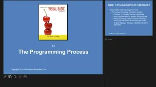 COSCI 103 Lectures Visual Basic Chapter 1 Part 2