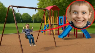 if you ever see a child smiling alone in the park run hes dangerous 