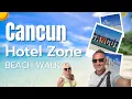 We Visit Cancun Hotel Zone Do a Beach Walk Playa Forum to Playa Marlin 2026