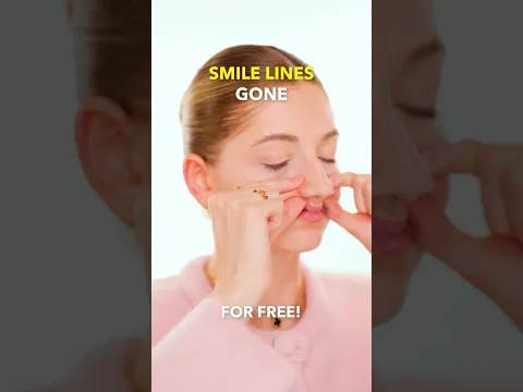 Wrinkles Exercise Face: Smile lines | Face Yoga | Face Fitness | Face Massage