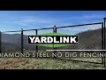 Features of the Diamond Steel NoDig Fence