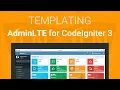 5 Part4 - Templating CodeIgniter 3 AdminLTE