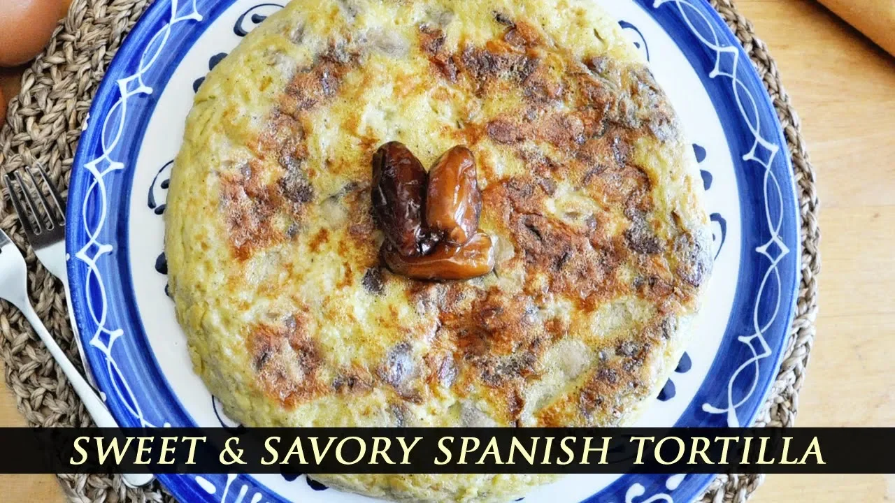 MAKING A SPANISH TORTILLA: with Mushrooms, Dates & Manchego Cheese
