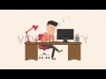 Man Sleeping at his Desk Animation MOV GIF