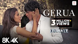 gerua 8k 4k music video shah rukh khan kajol dilwale arijit singh antara mitra pritam