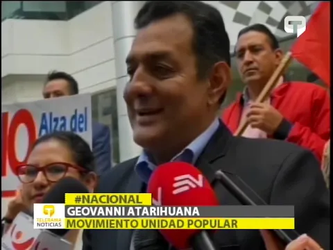 Movimiento Unidad Popular demanda de inconstitucionalidad por aumento del IVA