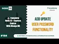 Update User Password Secure Implementation Part