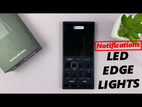 Download MP3 Samsung Galaxy S24 / S24 Ultra: How To Enable Notifications LED Edge Lights