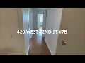 Walkthrough 420 West 42nd Street
