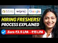 Wipro Google Reliance HIRING Process For FRESHERS Complete Guide