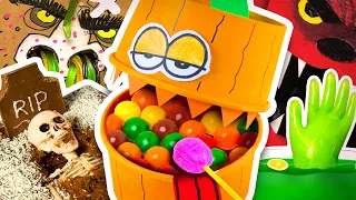 20 SPOOKY DIY HALLOWEEN DECOR IDEAS | Halloween Life Hacks & Crafts from Paper & Cardboard at Home