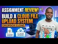 Assignment Review - Creating a Cloud File Upload System Sample Drop Box application