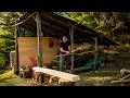 Firewood Shelter Build Composting Toilet DIY Grey Water Filtration System EP137