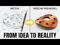 FreeCAD 1 1 Tutorial - How to Make a Curved Plate Pad Boolean Common