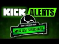 How to Setup Kick Alerts using OBS Studio Super Easy