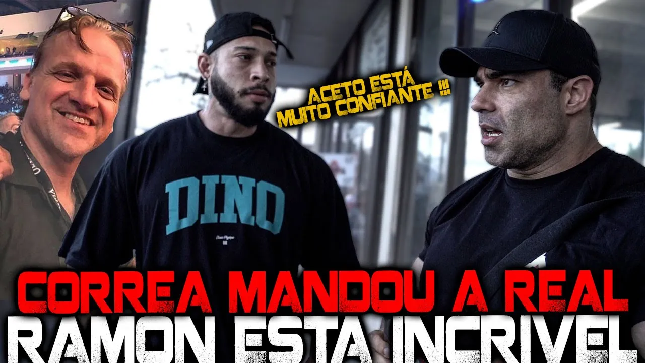EDUARDO CORREA MANDOU A REAL - RAMON ESTÁ INCRÍVEL , ACETO MUITO CONFIANTE - FALTAM 5 DIAS !!!