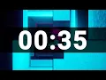 35 Second Timer with Cool Upbeat Music for Kids Chill Instrumental Countdown