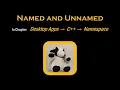 C s Namespace Named and Unnamed