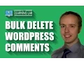 Bulk Delete WordPress Comments via MySQL WP Learning Lab