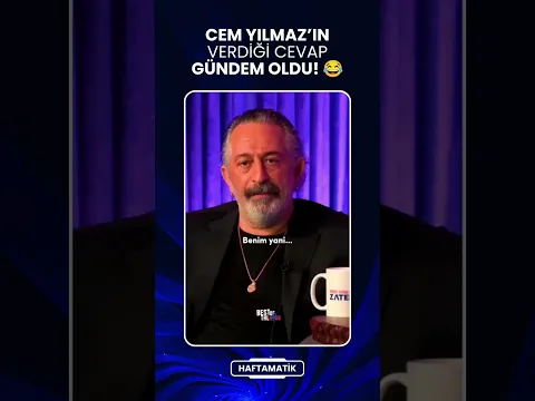 Cem Yılmaz, komik olduğu için kendisiyle beraber olan insanlar var mı sorusunu cevapladı