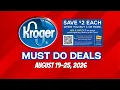 WOW Kroger MUST DO Deals for - NEW MEGA 99 Sale BOGO 5x Digitals MORE