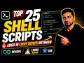 Crack Any Linux Interview Top 25 Shell Scripting Programs You Must Know Bash Tutorial