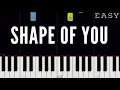 Download Lagu Ed Sheeran - Shape Of You | EASY Piano Tutorial