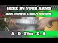 HERE IN YOUR ARMS ( JENN JOHNSON & BRIAN JOHNSON ) BASIC CHORDS TUTORIAL GUITAR