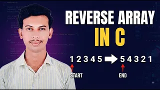 Reverse an Array in C In-Place Array Reversal Using Two Pointers C Programming