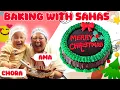 SAHAS SANGA XMAS CAKE BANAUDAI ❤️🎂 AMA CHORA KO CHATQKS 😝 