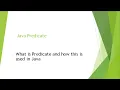 Java Predicate basics