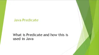 Java Predicate basics