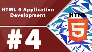 HTML5 application development - Part 4