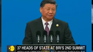 Chinese President Xi Jinping Delivers A Keynote Speech At Opening Of Belt And Road Forum 