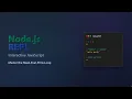 Node js REPL Interactive JavaScript Tutorial for Beginners