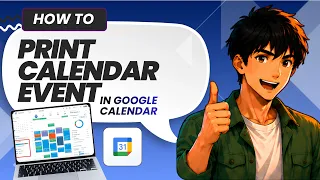 How to Print Your Google Calendar Event Updated 2026 Updated 2026